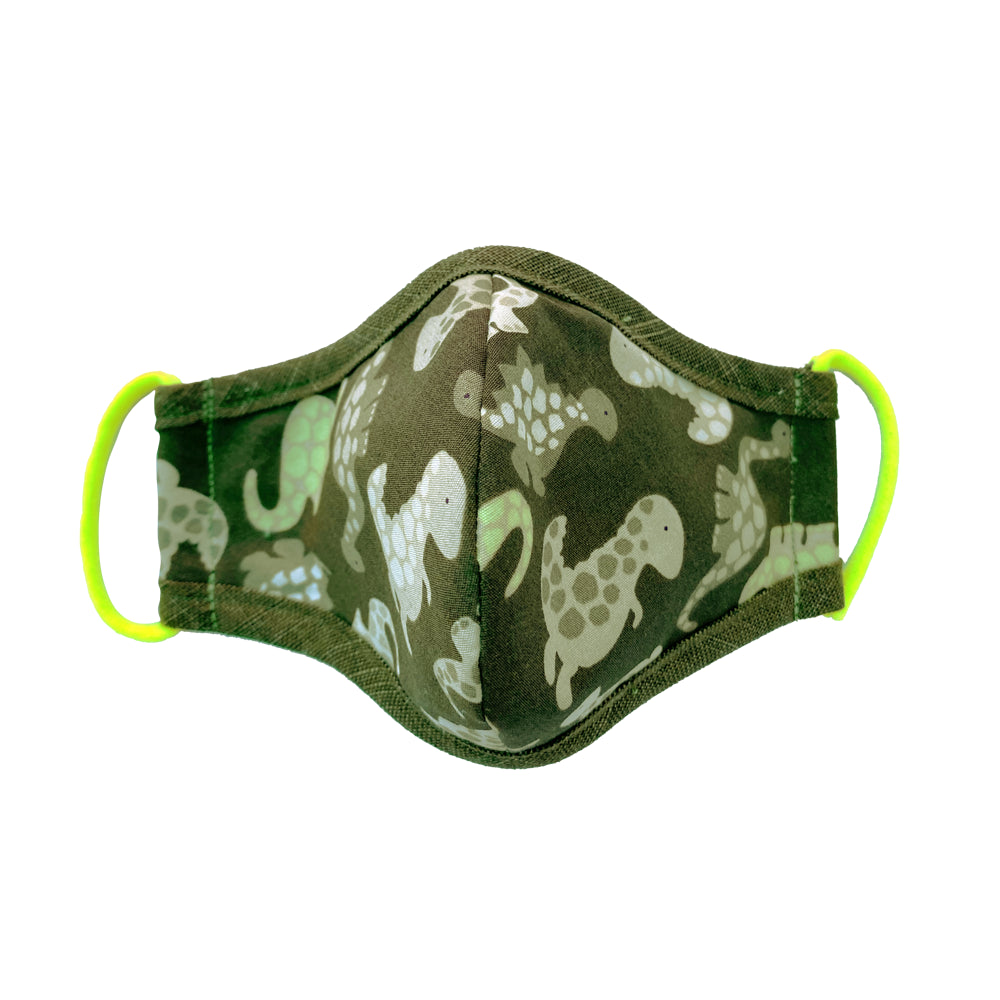 Olive Dino Kid's Mask