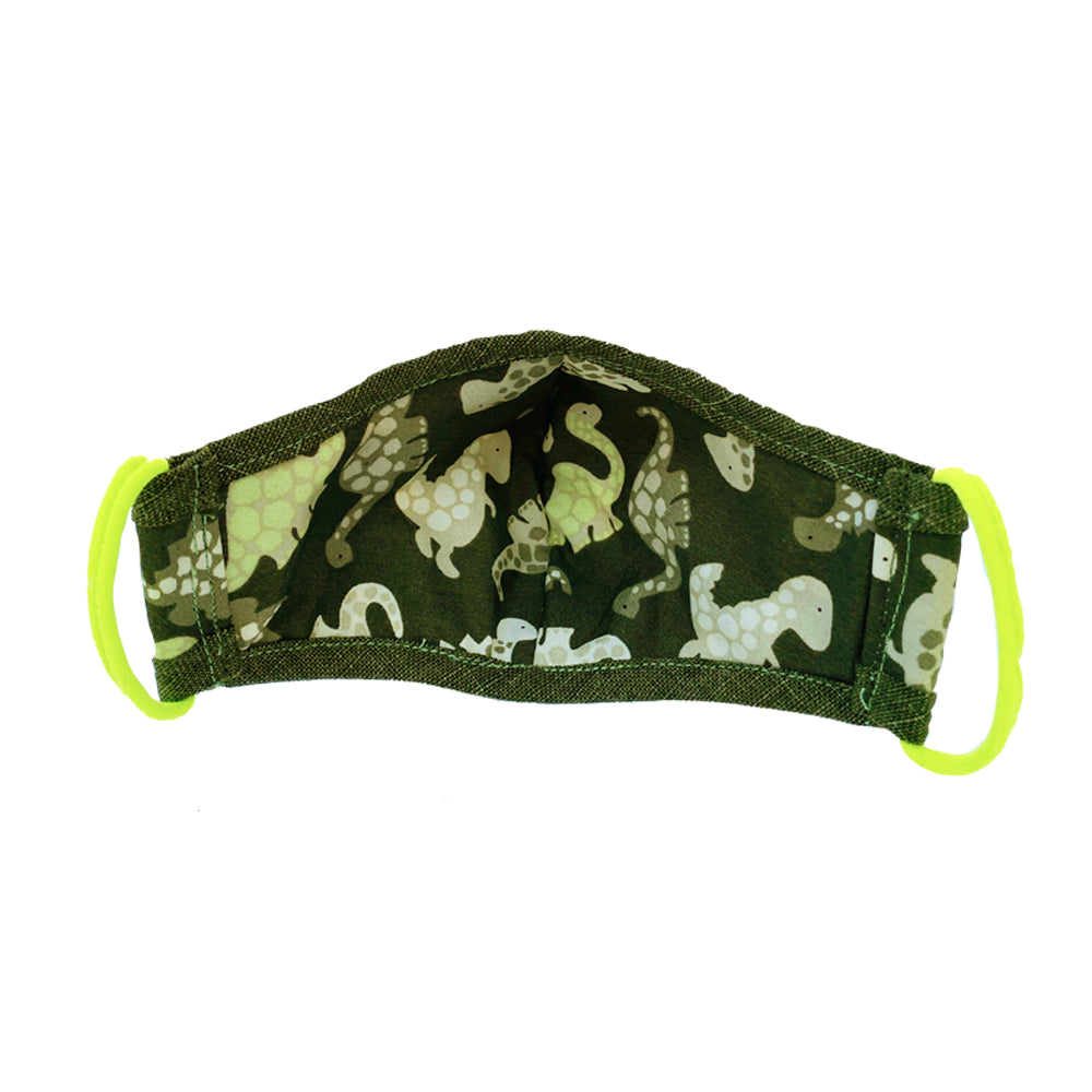 Olive Dino Kid's Mask