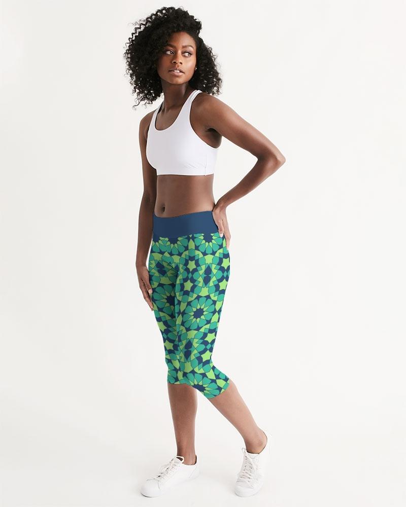 Rifi Pattern Women's Yoga Shorts