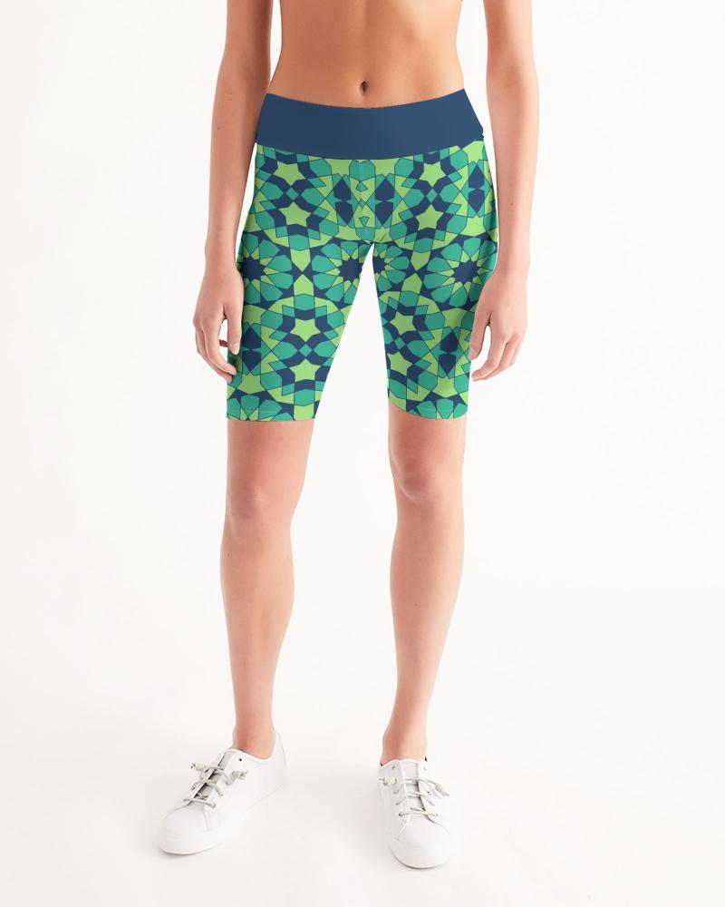 Rifi Pattern Women's Yoga Shorts