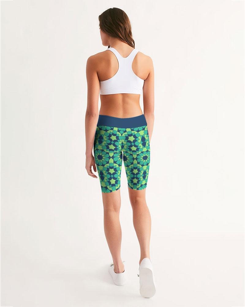 Rifi Pattern Women's Yoga Shorts