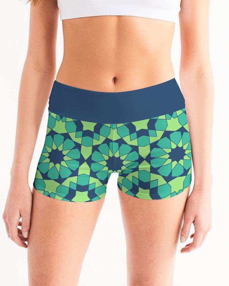 Rifi Pattern Women's Yoga Shorts