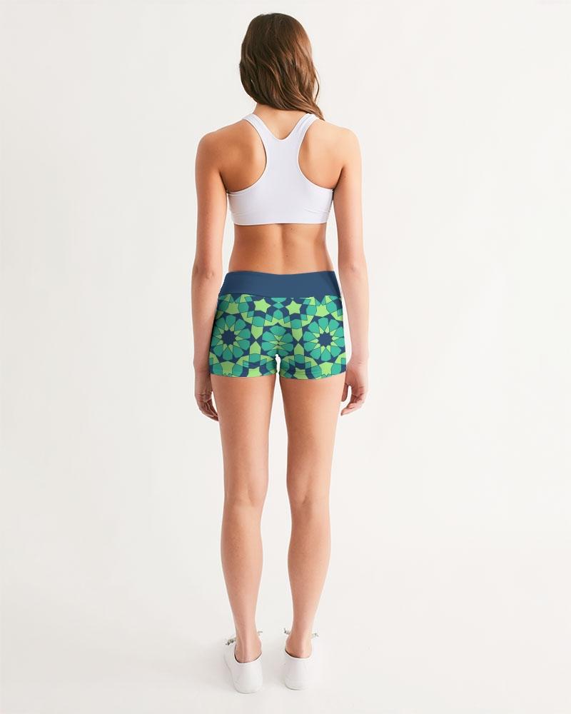 Rifi Pattern Women's Yoga Shorts