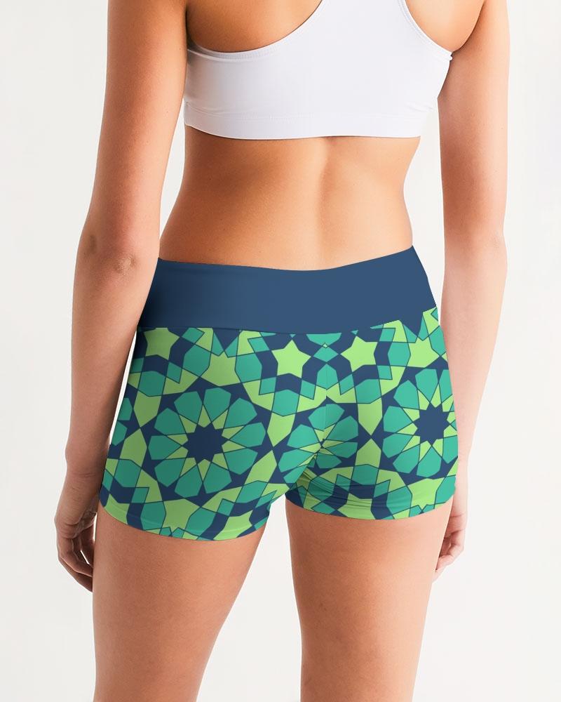 Rifi Pattern Women's Yoga Shorts